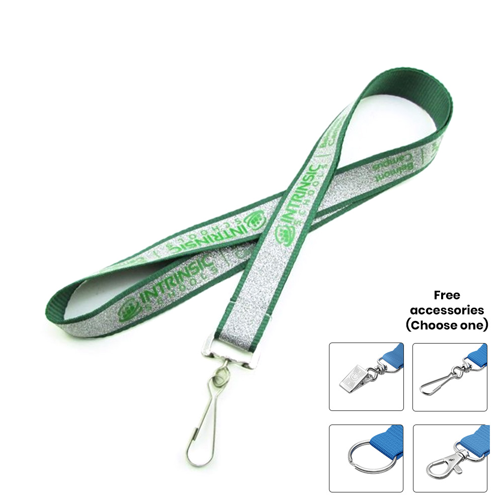 3/4" Glitter Lanyards 3