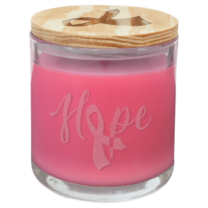 14 Oz. Scented Candle In A Glass Holder With Wood Lid 8