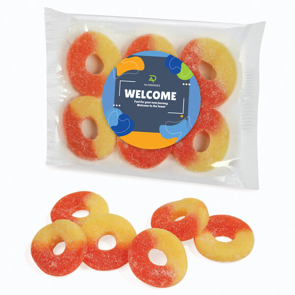Albanese Gummi Peach Rings