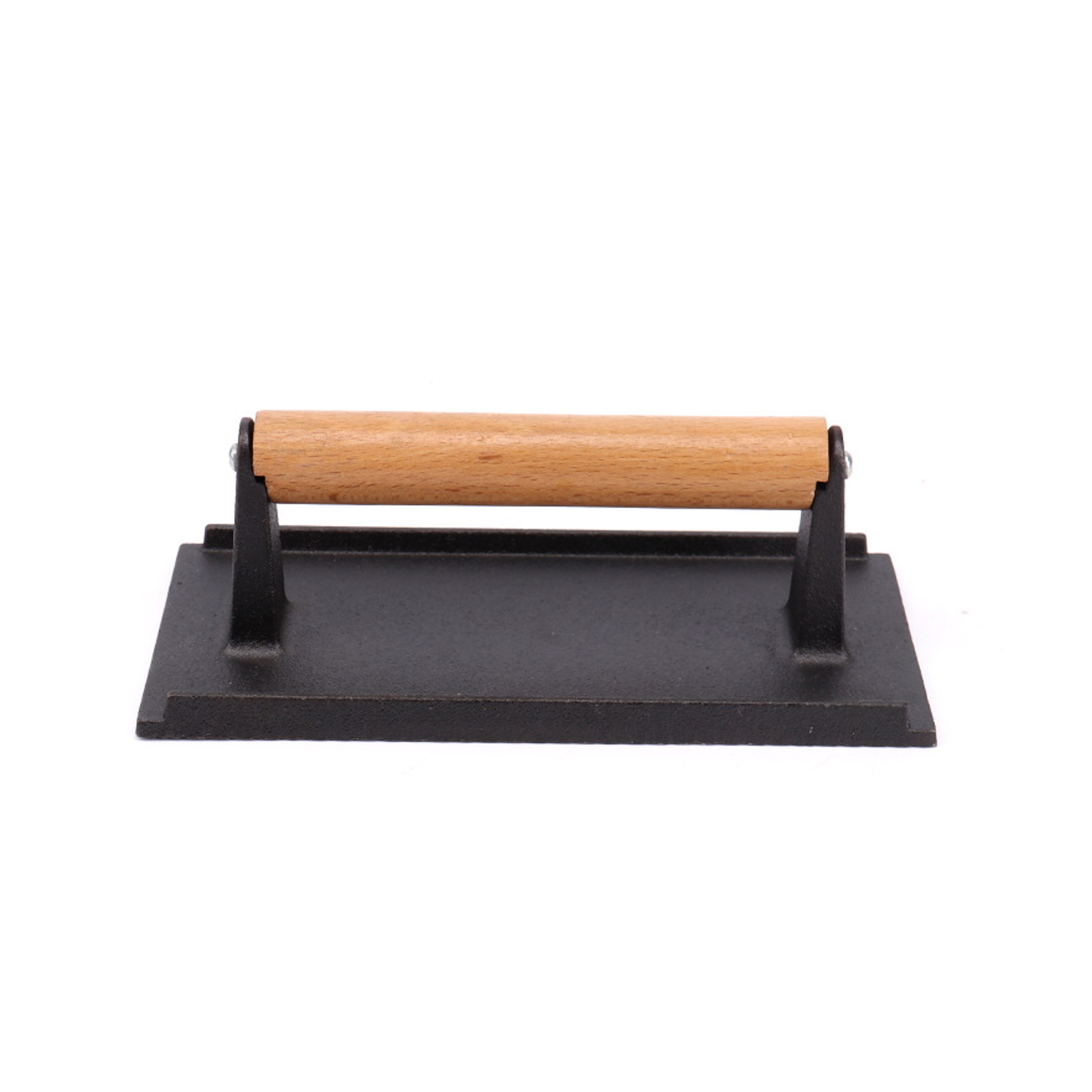 Heavy Duty Rectangle Cast Iron Burger Press 3