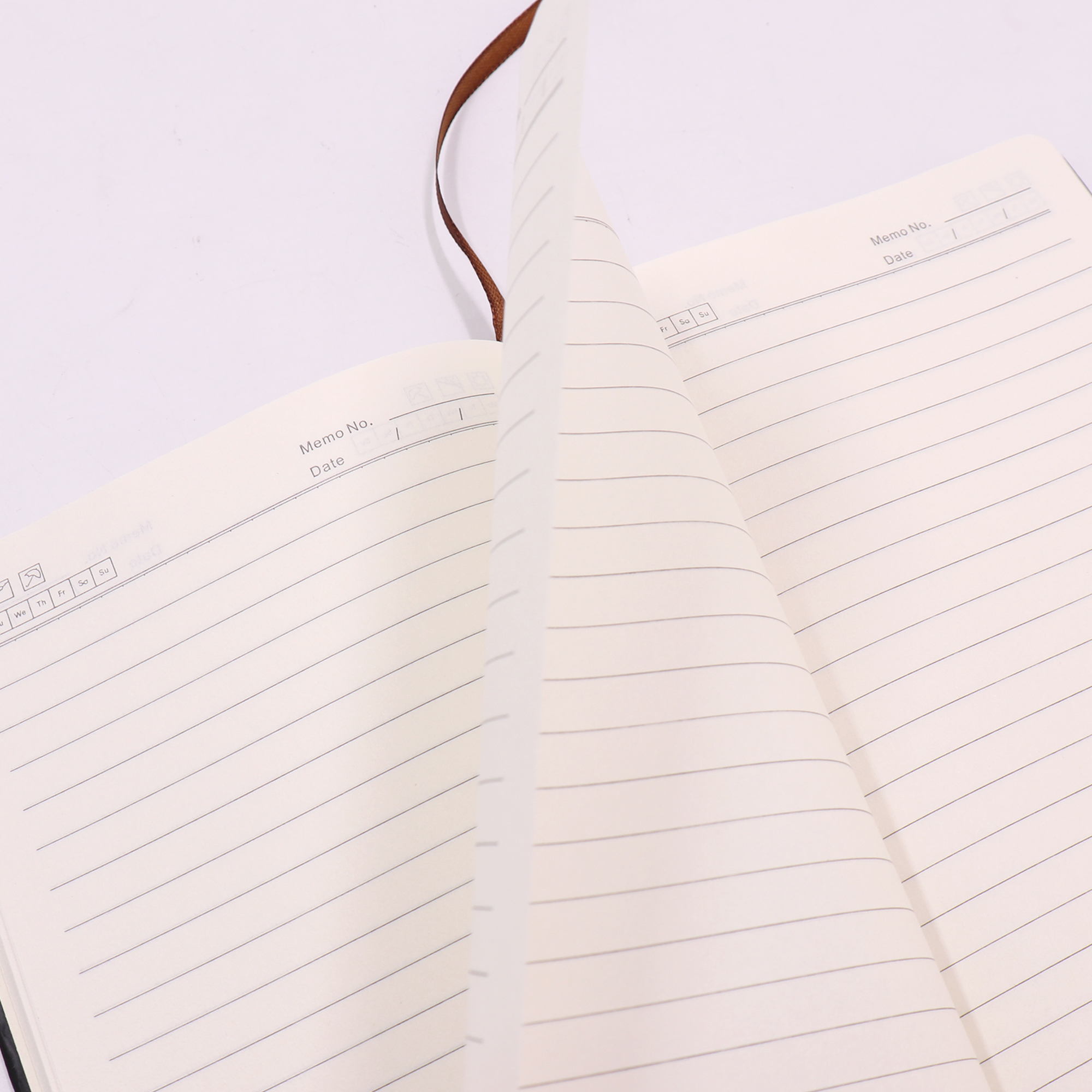 PU Leather Notebook Elastic Band Water-resistant 2