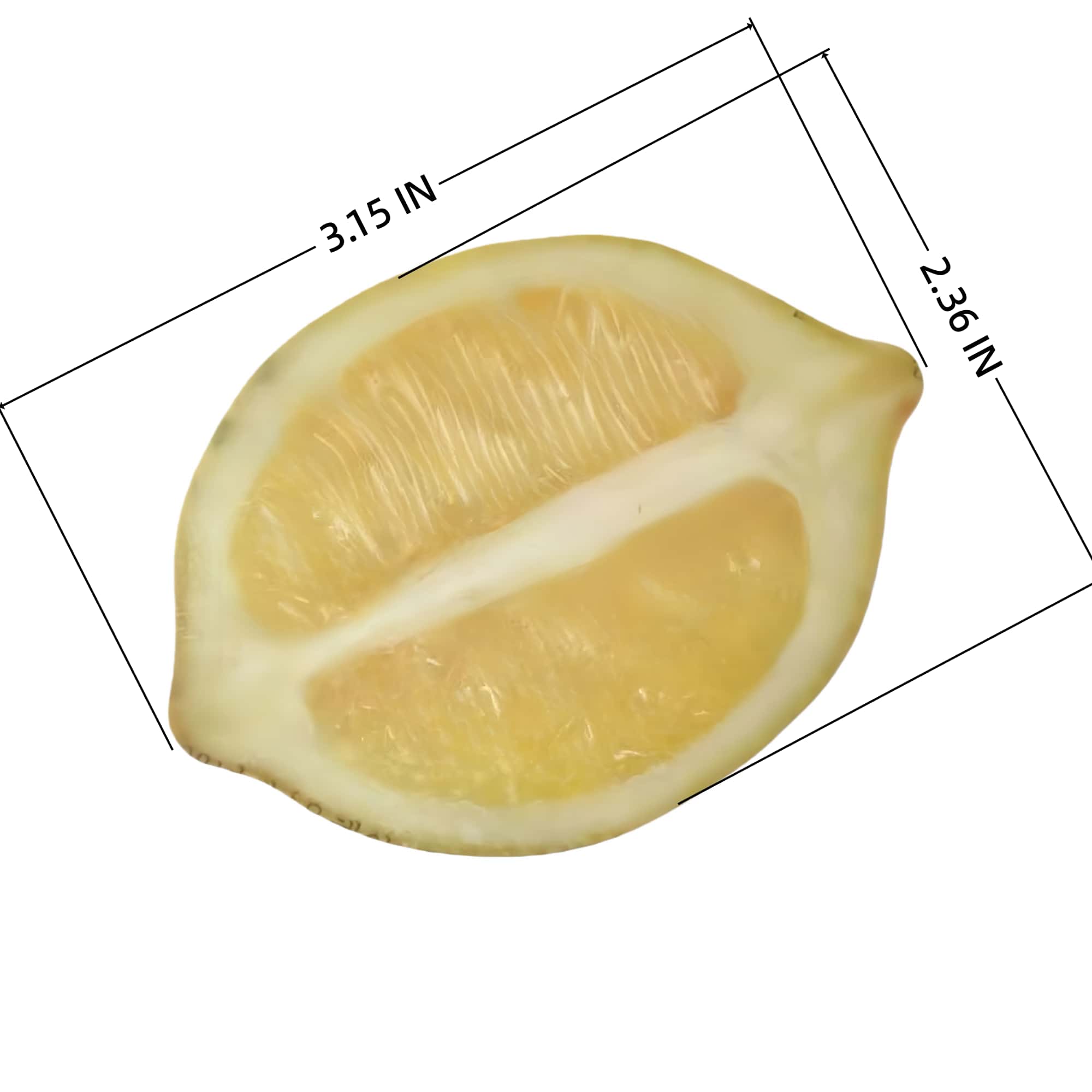 Fruit-shaped Transparent PVC Bookmark 3