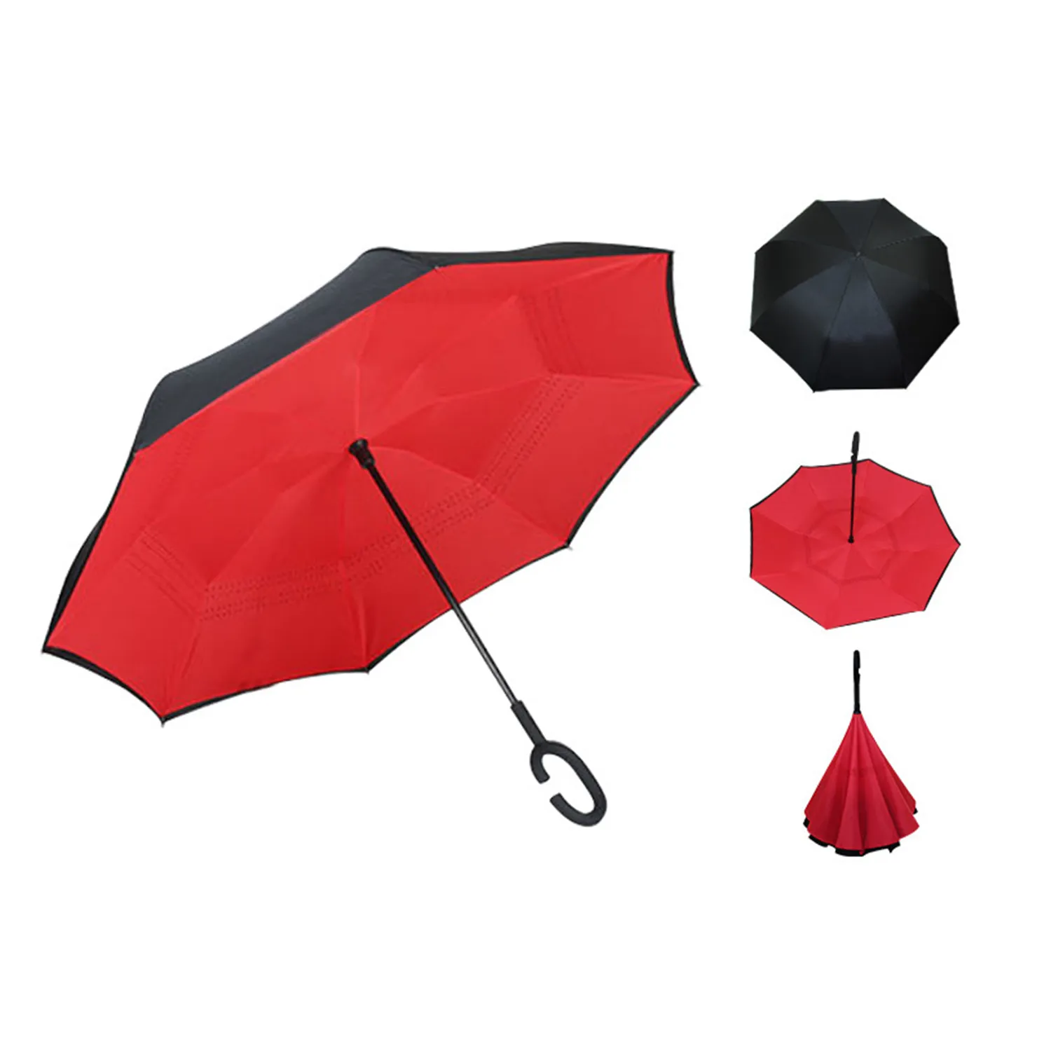 42" Arc Inverse Telescopic Umbrellas 1