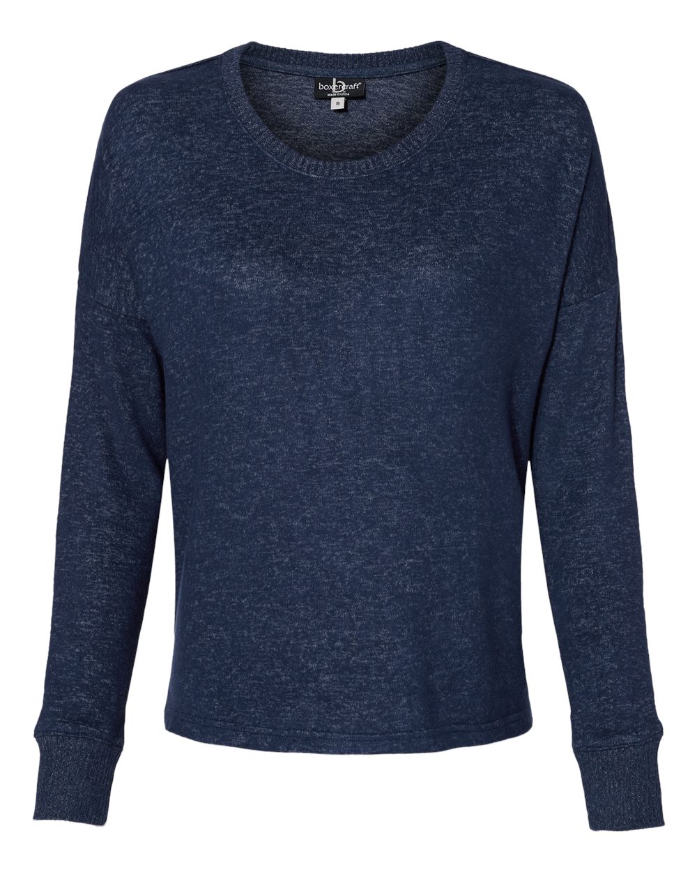 Women's Cuddle Fleece Boxy Crewneck Pullover - L06 28