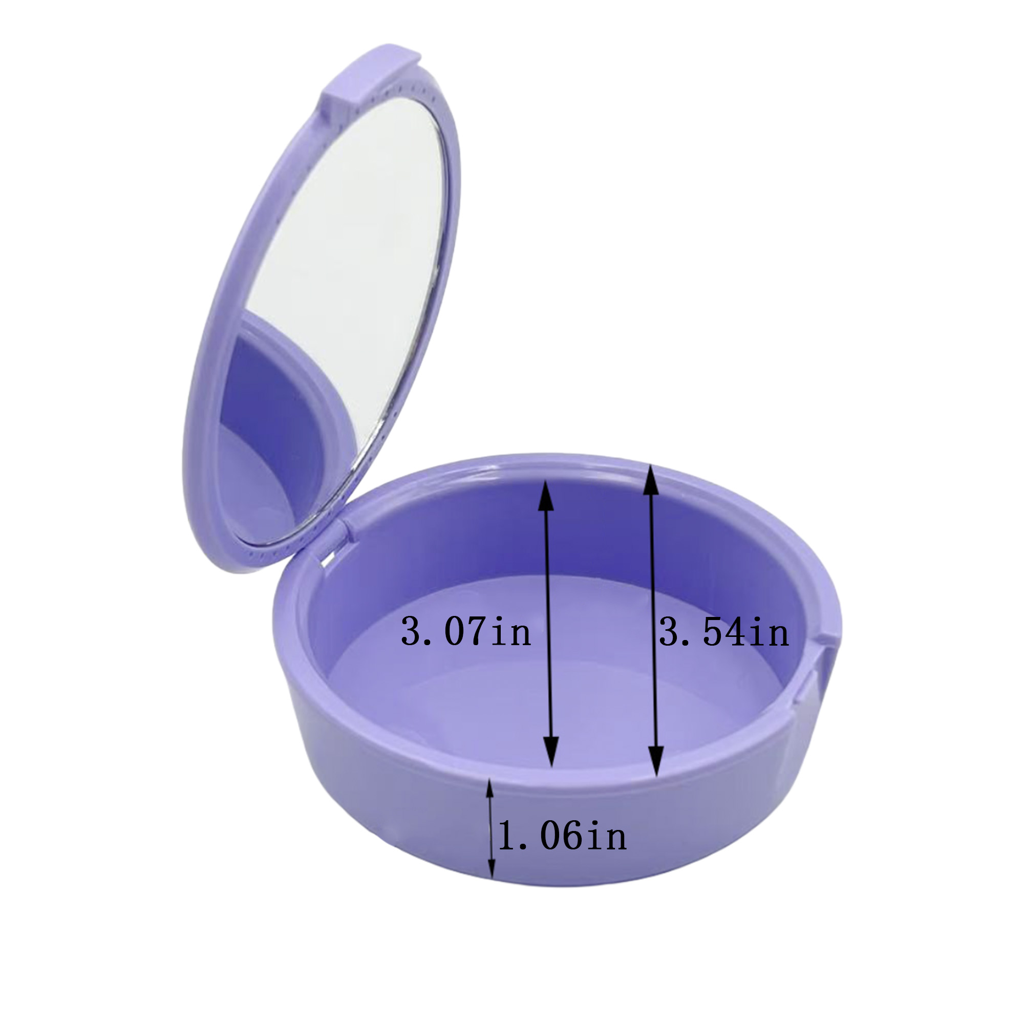 Convenient Round Invisible Braces Storage Case 6