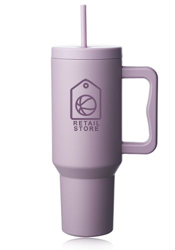 Madison 40 oz Tumbler with Handle and Straw Lid 2