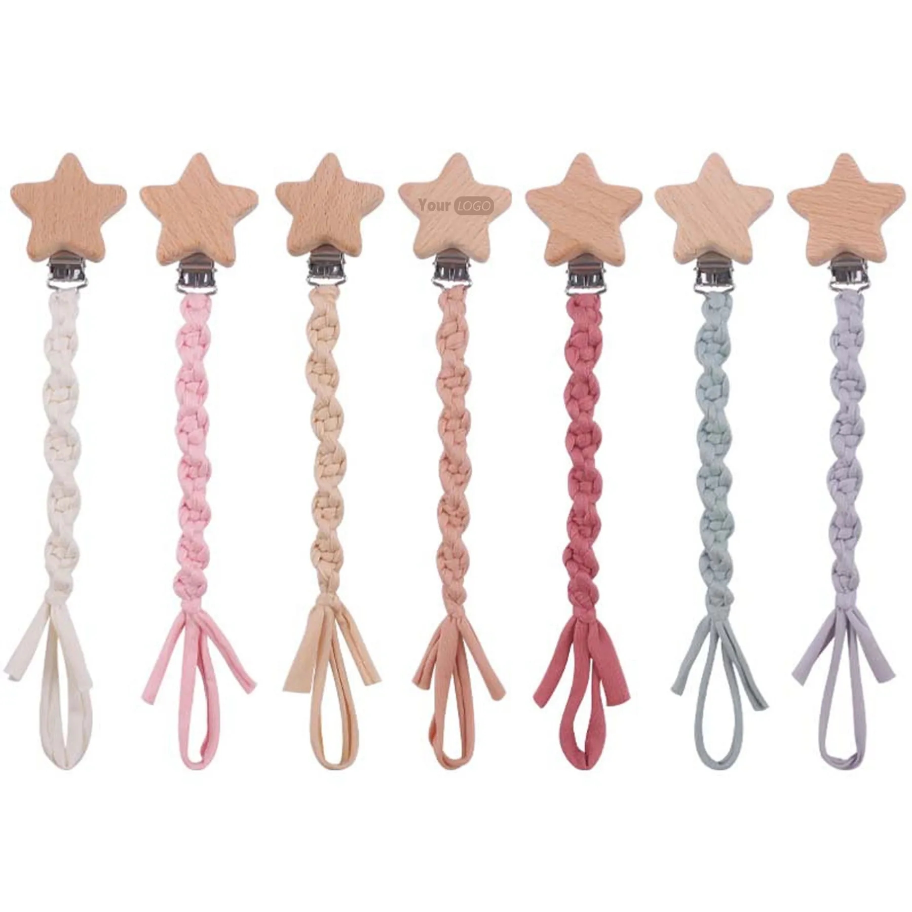 Beech Star Pacifier Clip 9