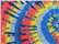 Unisex Multi-Color Tie-Dyed T-Shirt - 1000 275