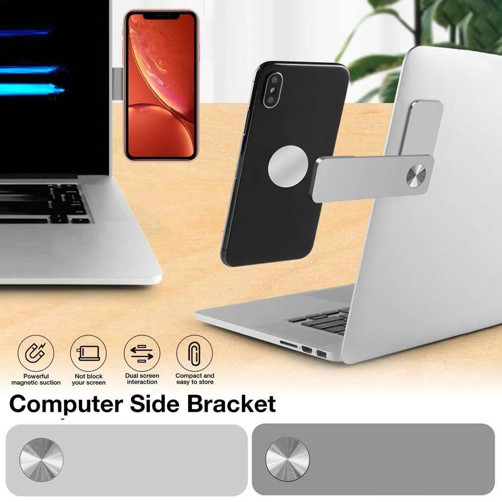 Adjustable Aluminum Dual-Screen Phone Stand 4