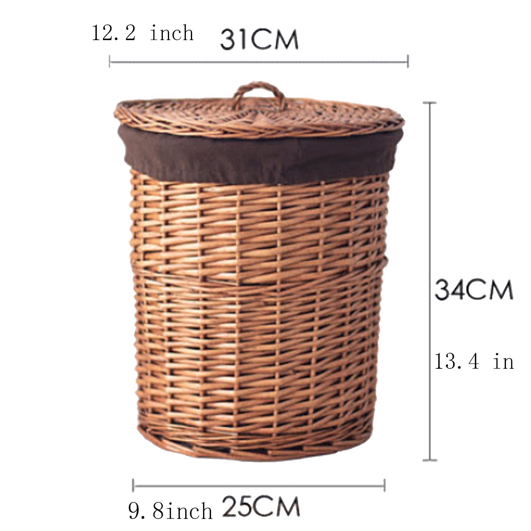 Large Wicker Weave Storage Basket 1