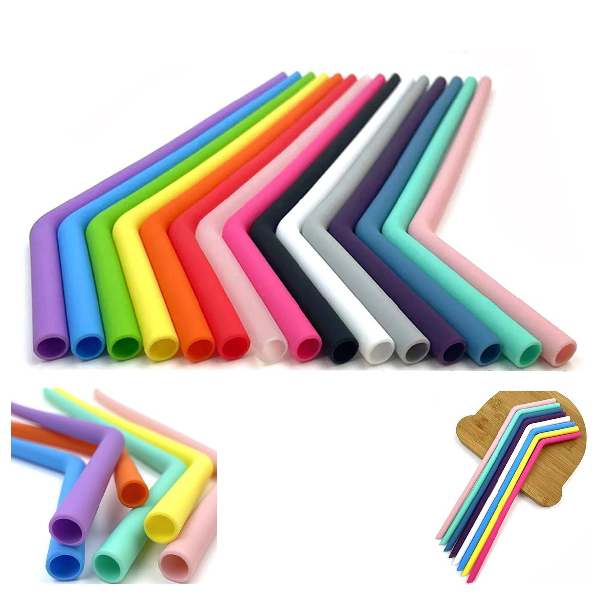 Reusable Silicone Straw with Flexible Design 4