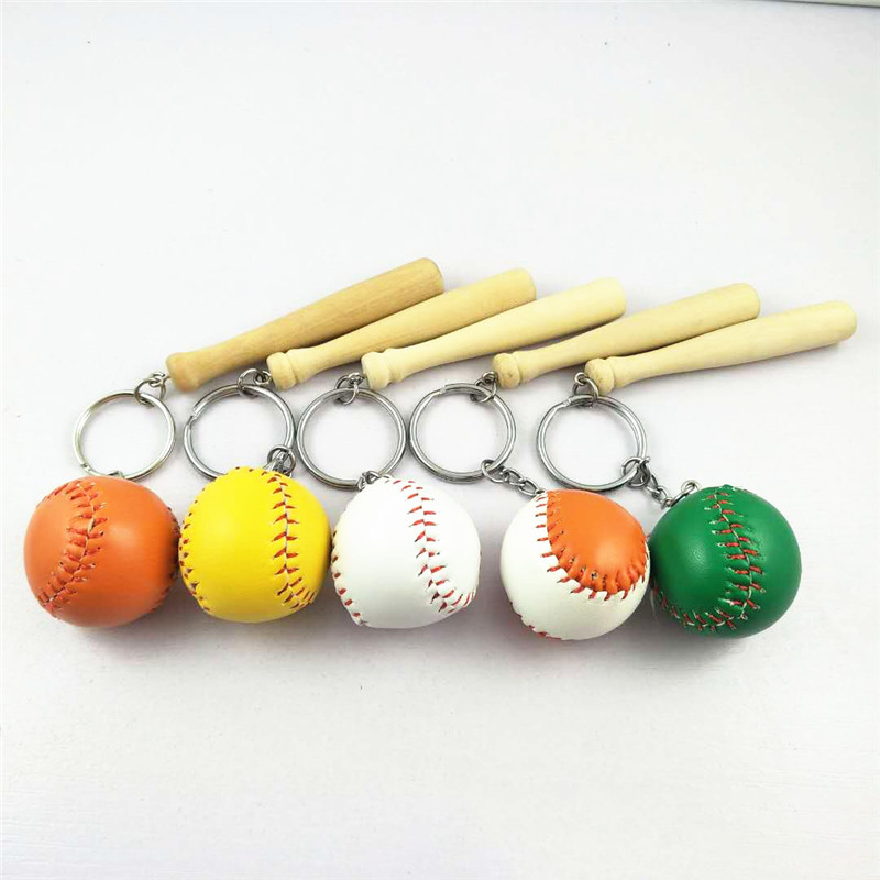 2 in 1 Baseball Bat and Baseball Keychain 5
