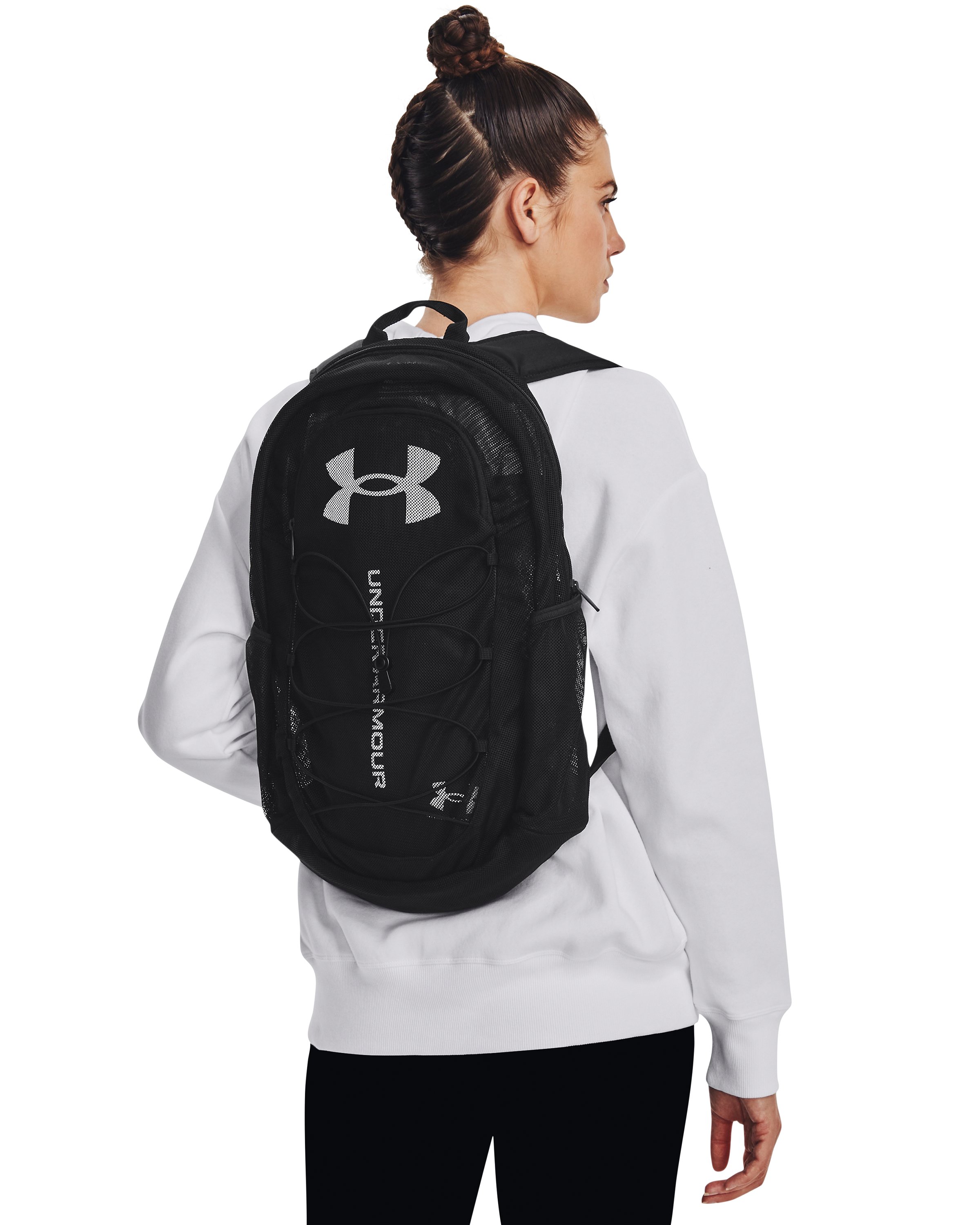 UA Hustle Mesh Backpack 6