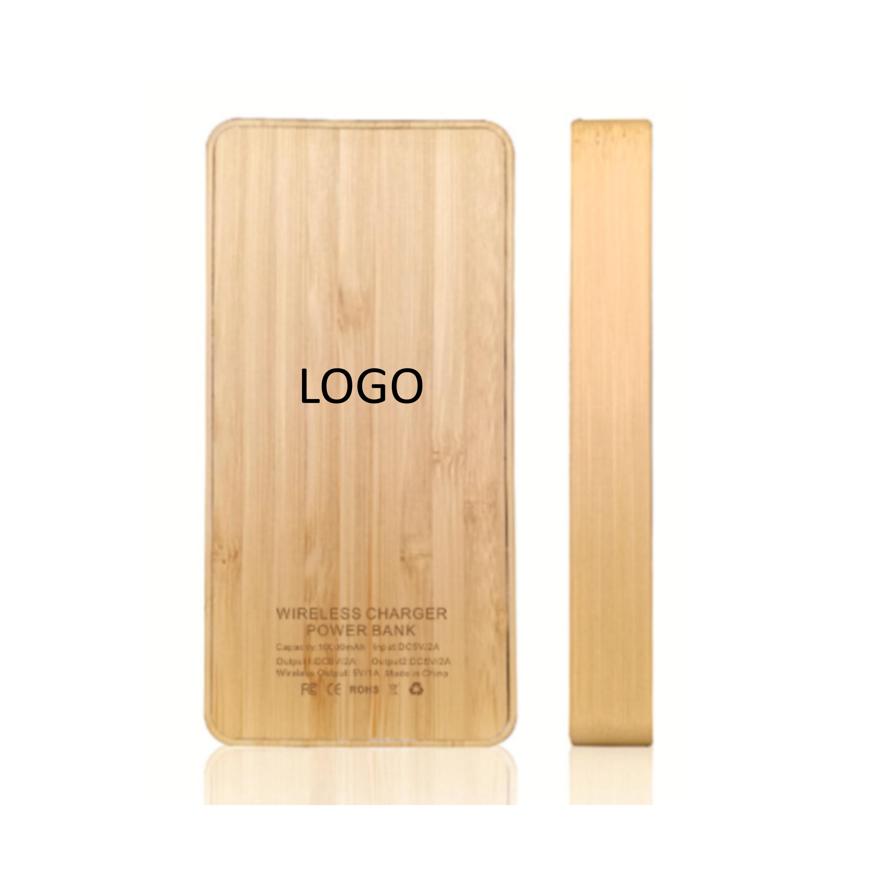 Eco-friendly wooden high-capacity power bank 2