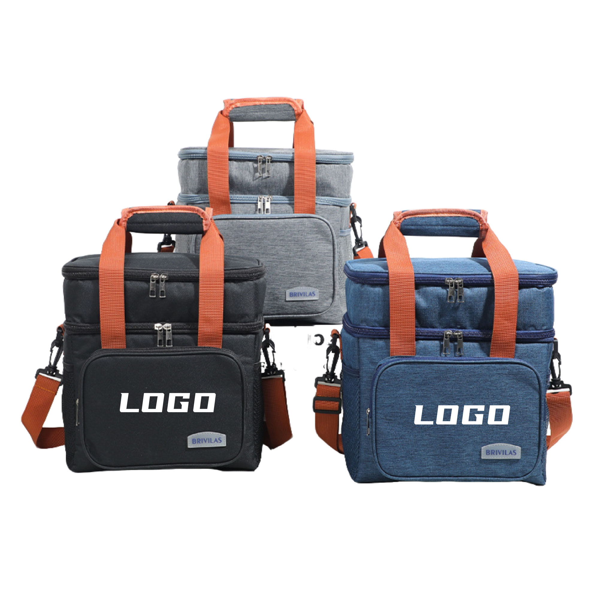 Daylife Dual Compartment Lunch Bag With Shoulder Strap 3