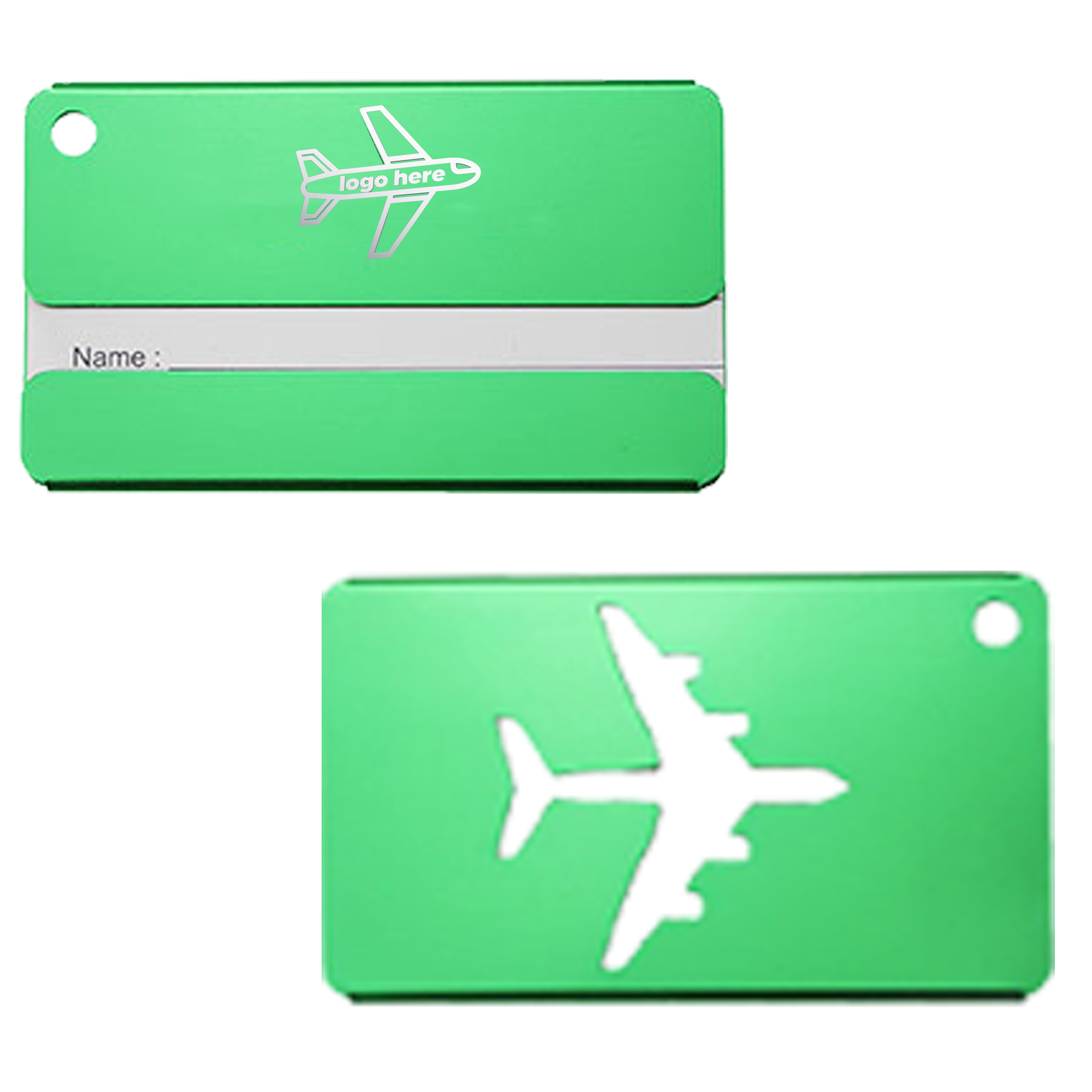 Custom Engraved Metal Baggage Tags 5