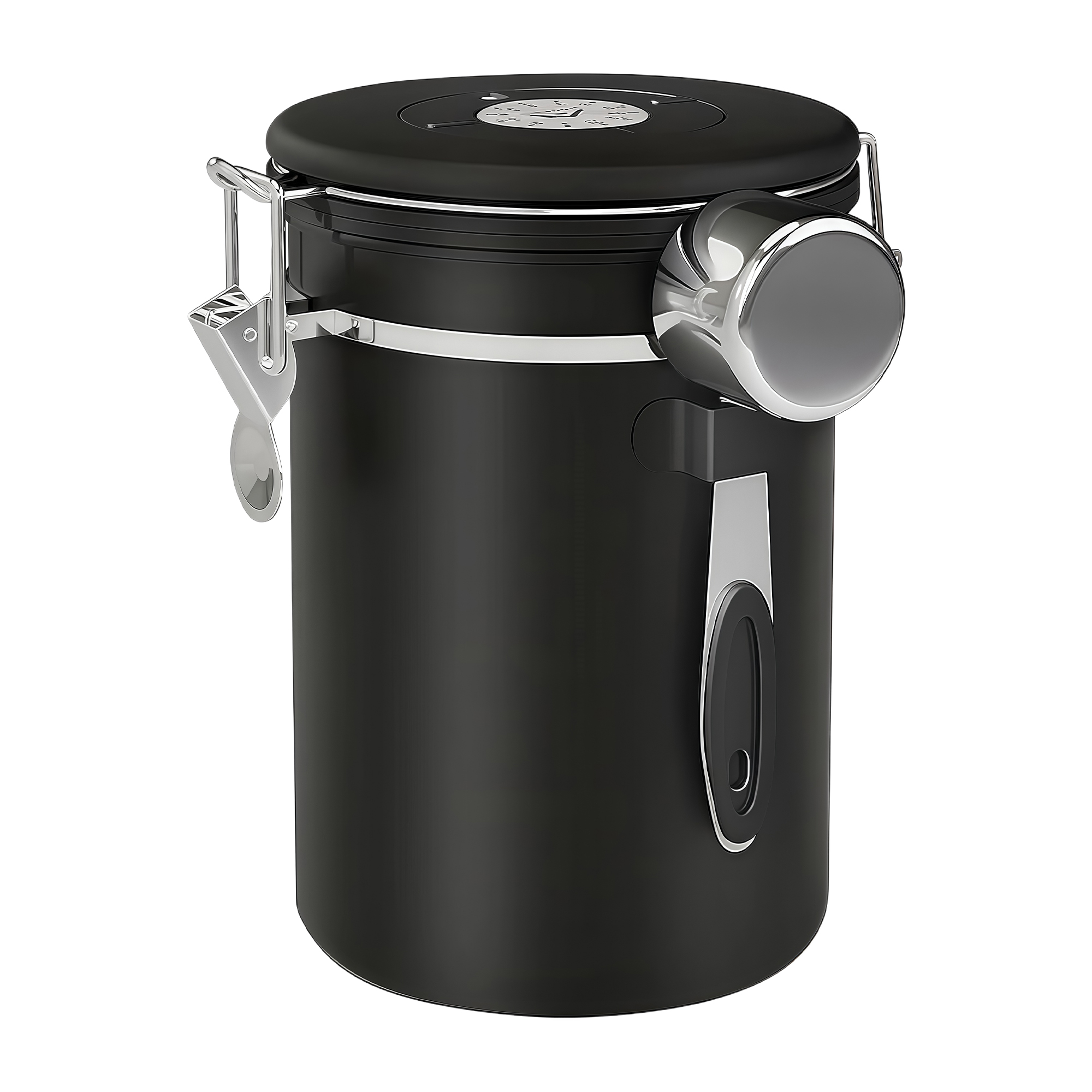 1.8L Coffee Bean Storage Canister with One-Way Valve 7