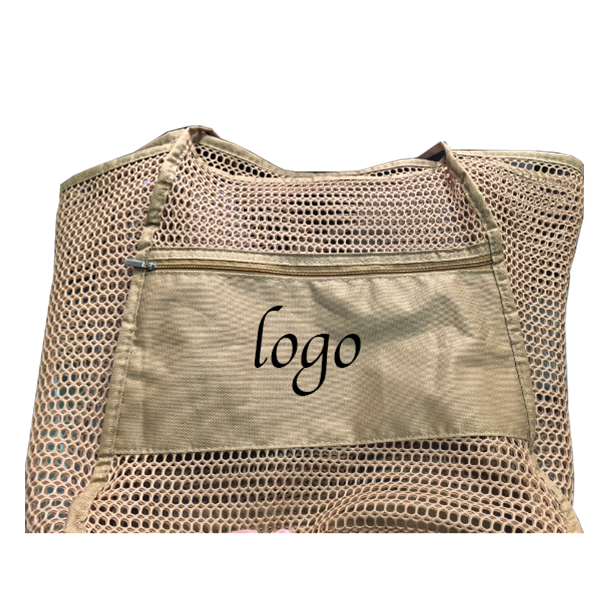 MOQ50 Mesh Shoulder Tote Bag 3