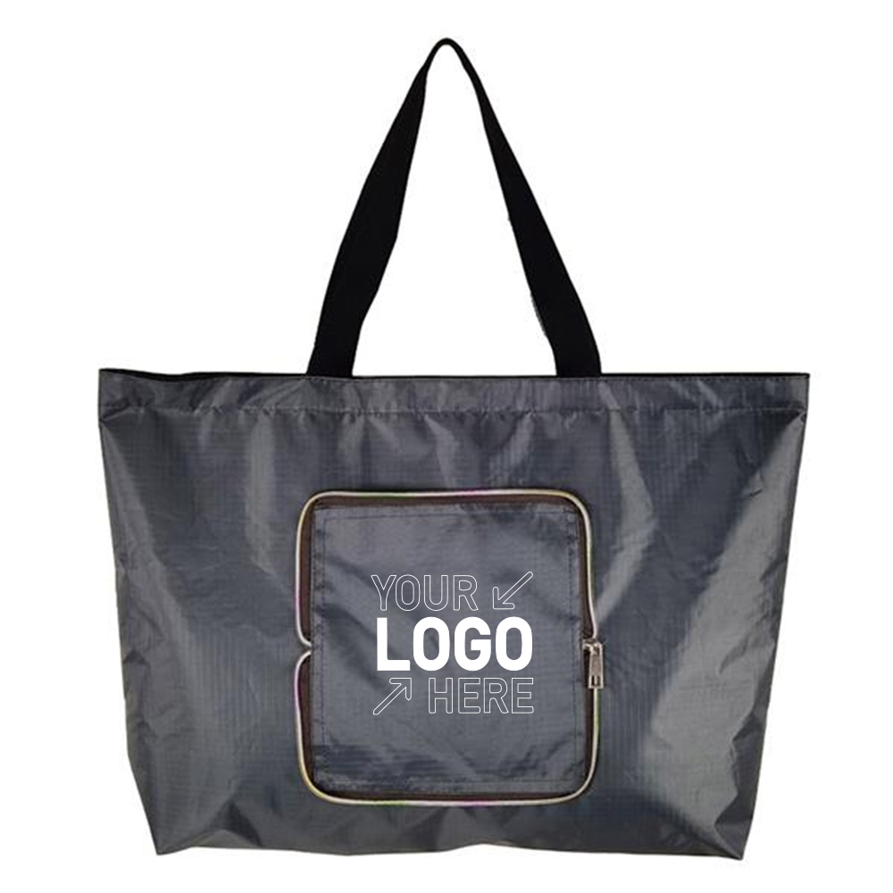 Large Capacity Lightweight Shopping Tote, custom tote bag with logo imprint 4