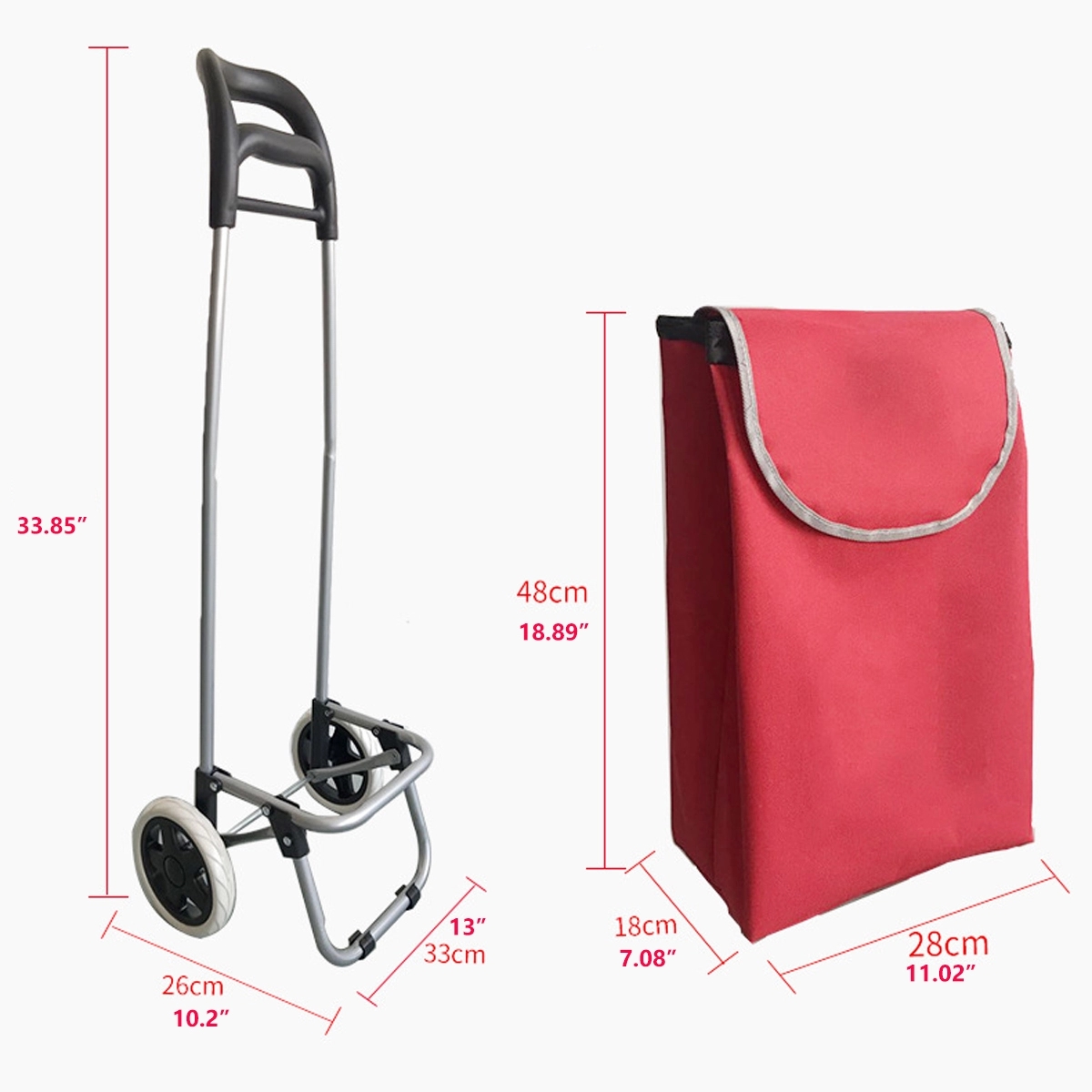 Shopping Grocery Foldable Cart 4