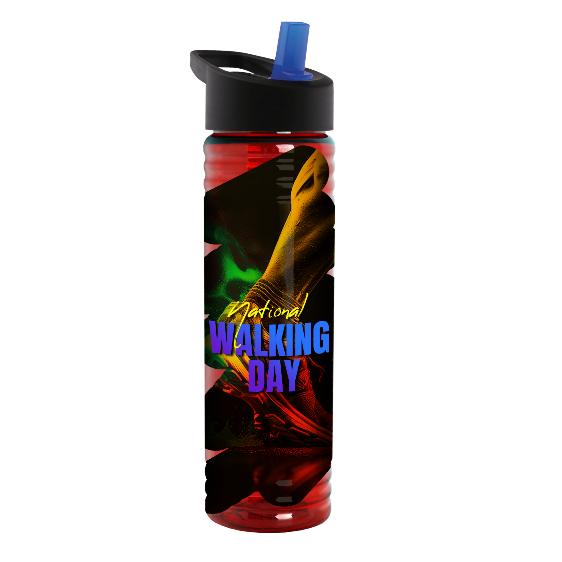 Garyline® Slim Fit Bottle with Flip-Straw Lid - 24 oz. 407