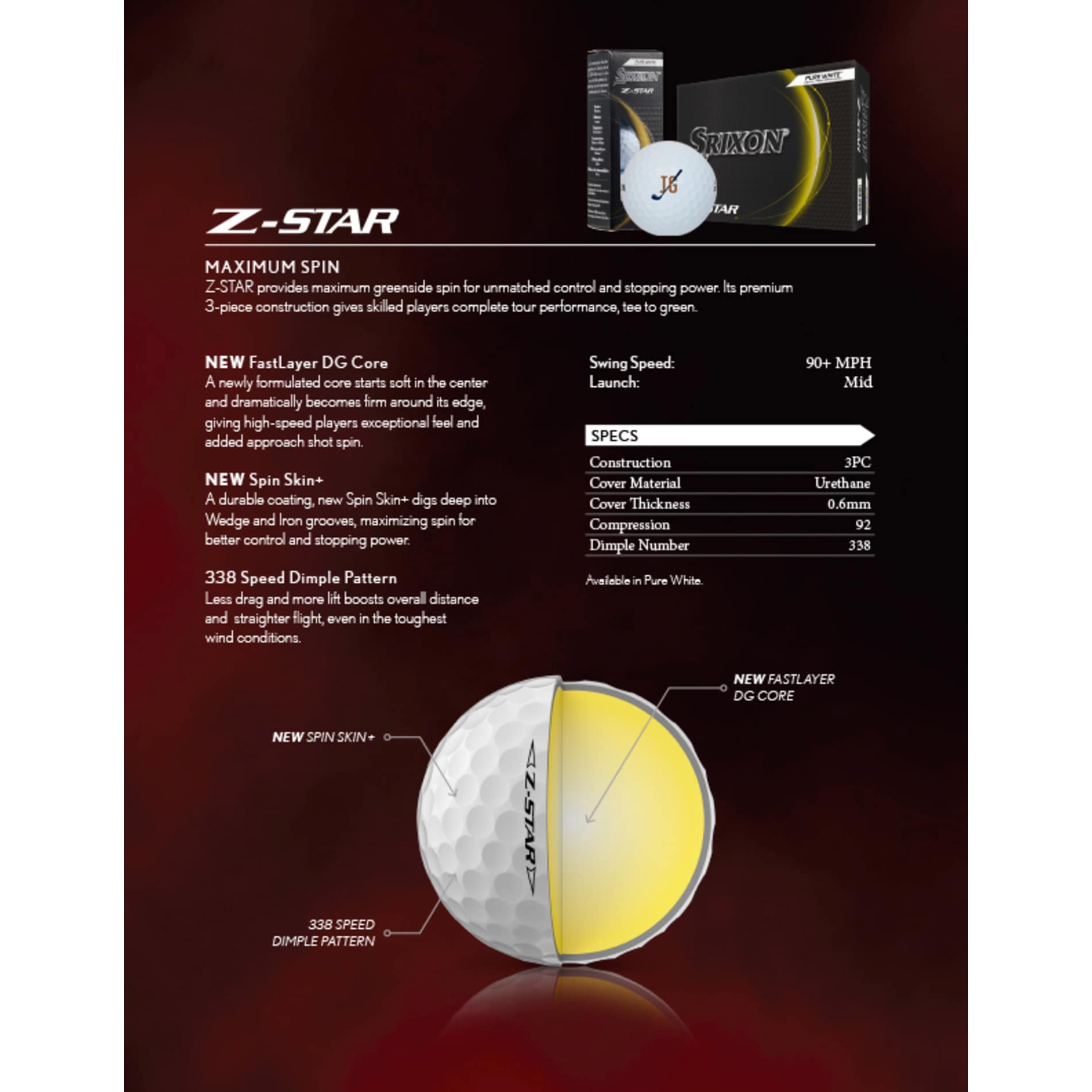 Srixon Z-STAR Golf Balls - 12 Pack 6