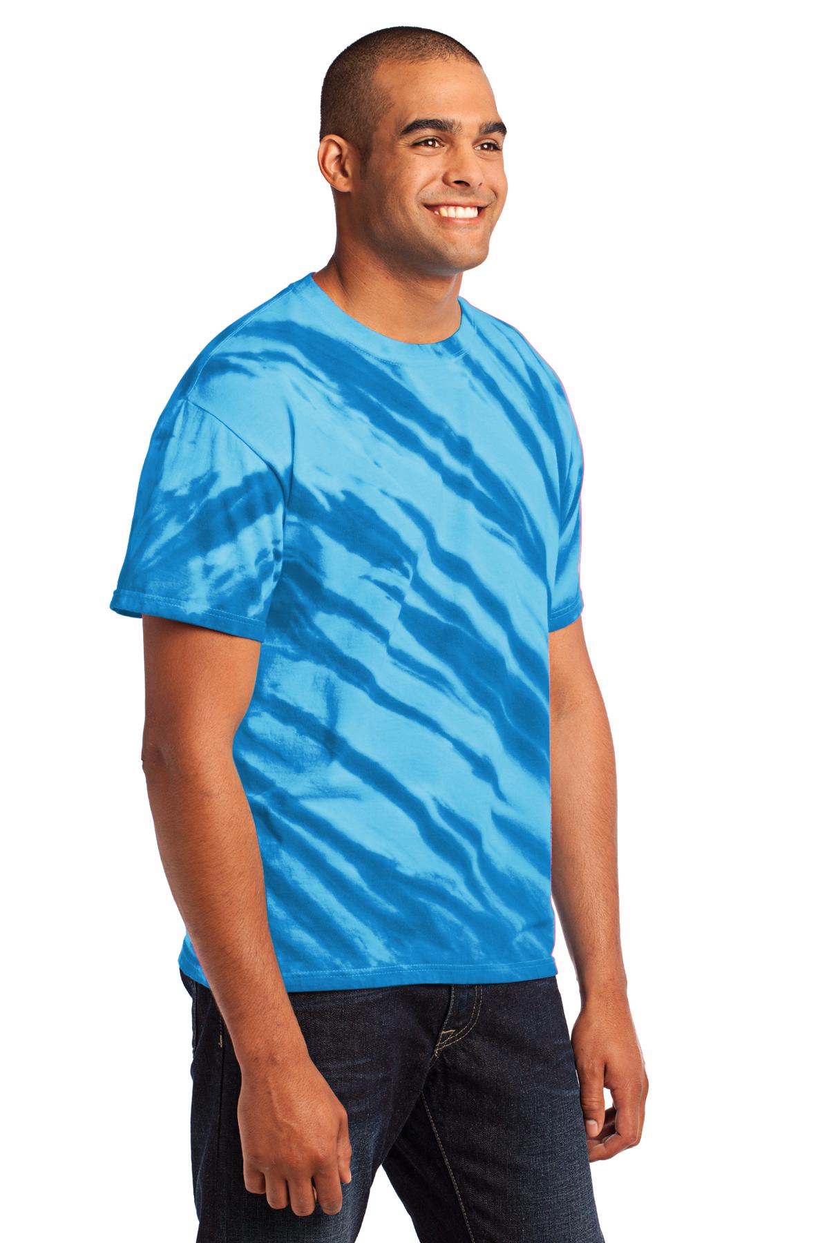 Port & Co Tiger Stripe Tie-Dye Tee. PC148 5