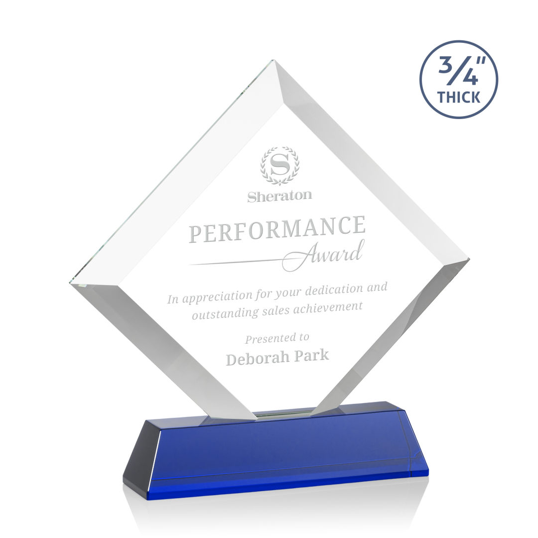 Belaire Award on Newhaven Base - Blue 3