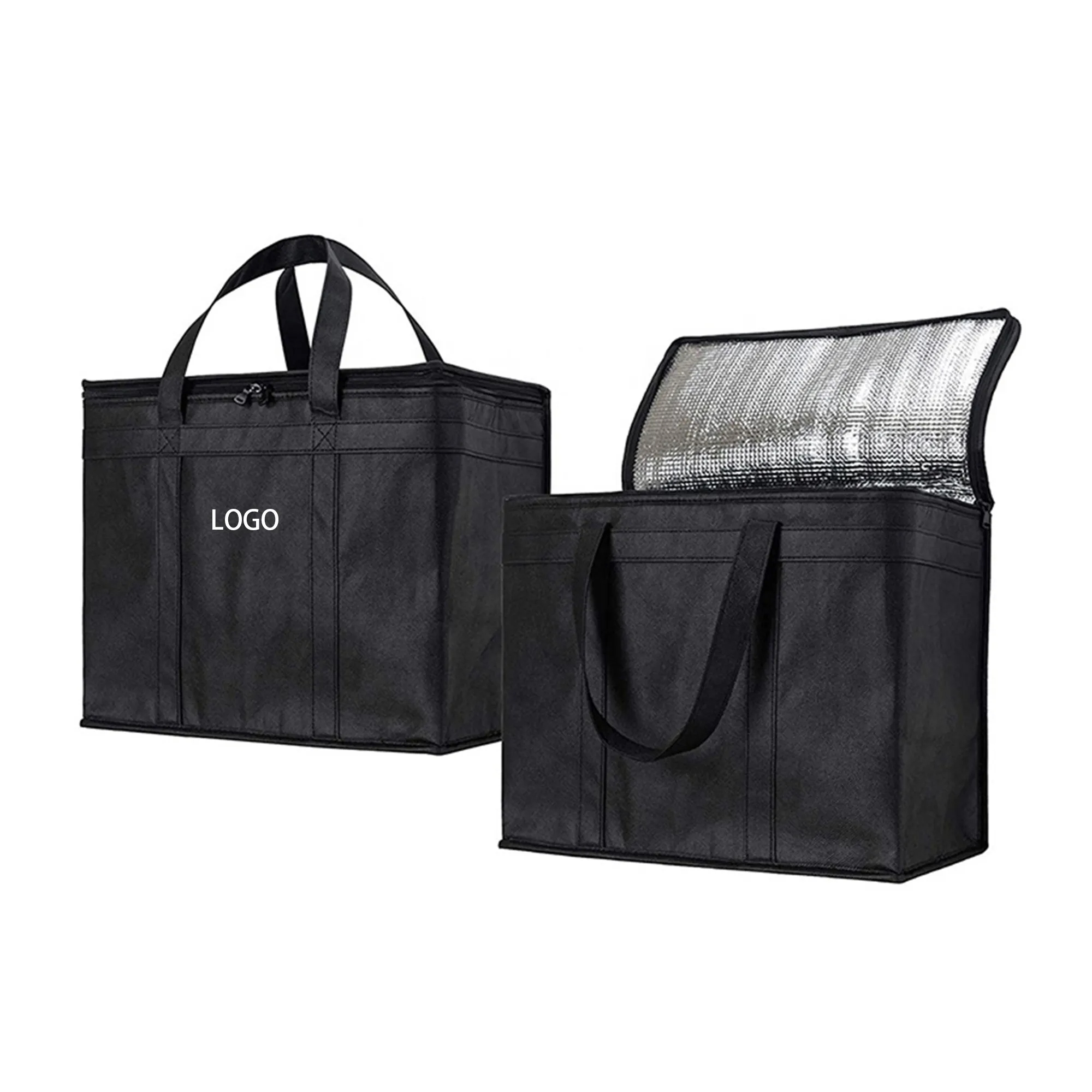 MOQ500 Aluminum Foil Insulation Bag With Handle 3