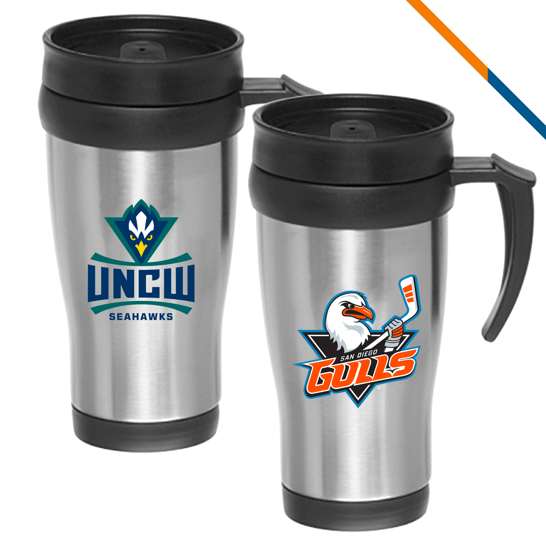 Grapho Stainless Steel Travel Mug - 14 OZ. 1