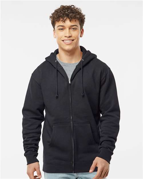 Unisex Heavyweight Full-Zip Hooded Sweatshirt - IND4000Z 32
