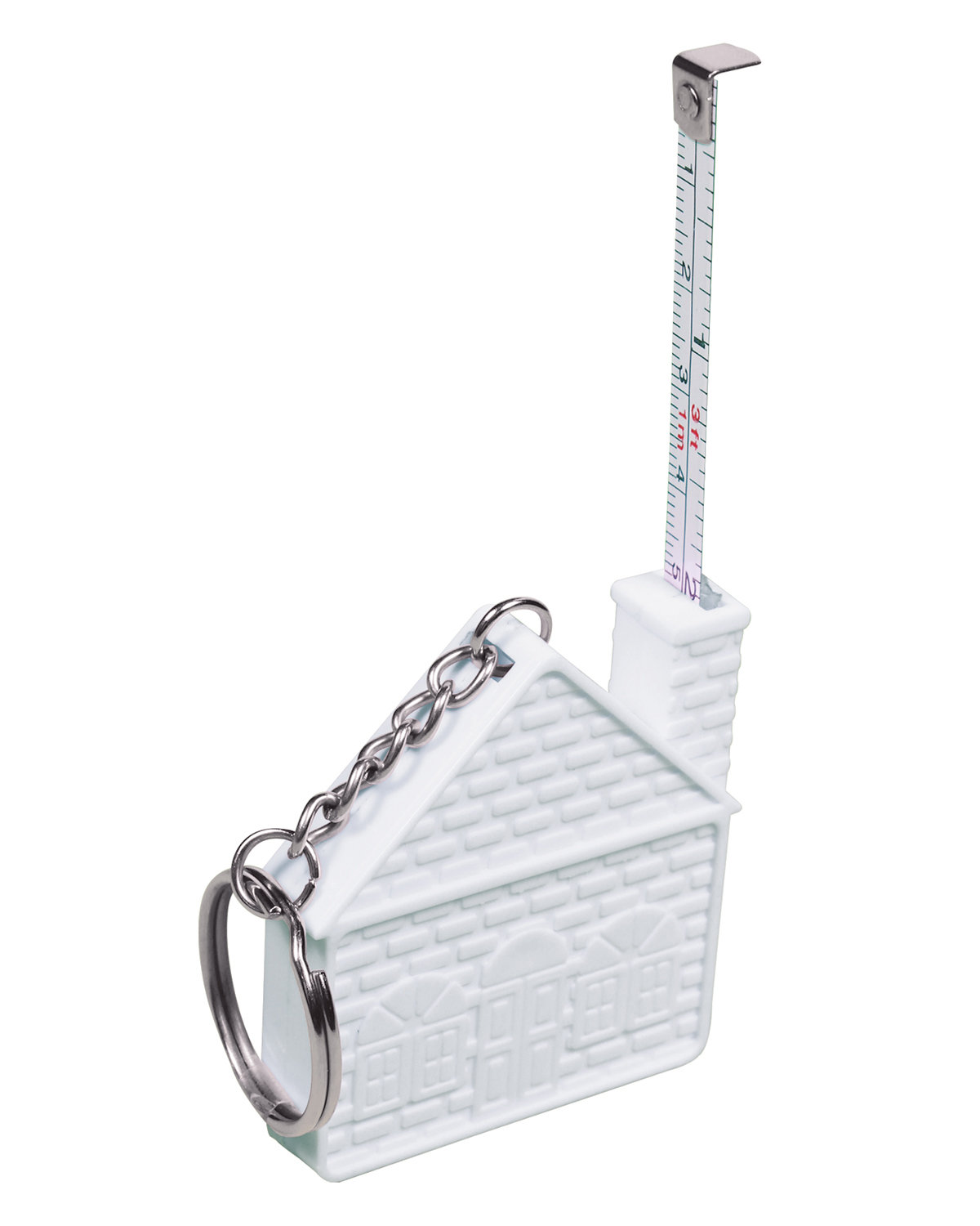 House Tape Measure Key Chain 3' 3