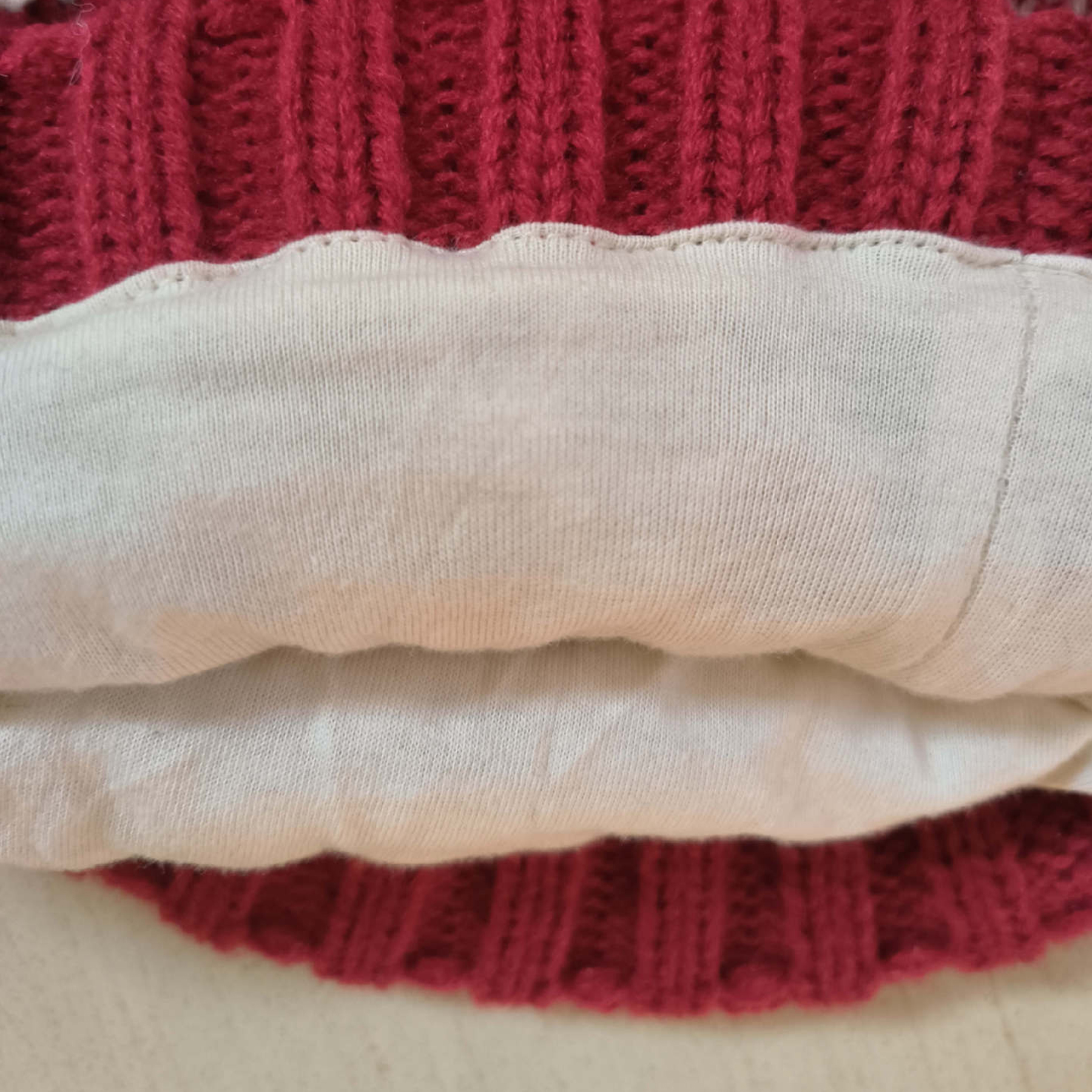 Christmas knitted hat neck bib two-piece for Girls and Boys 3