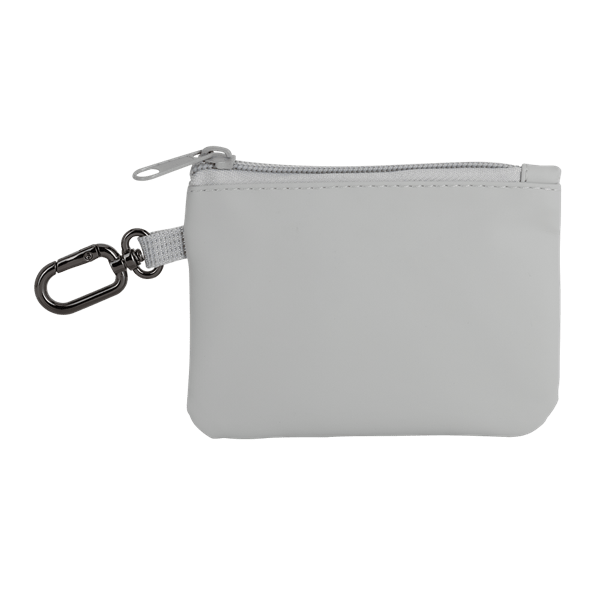 Benton Rectangle Recycled PU Zip Pouch 11