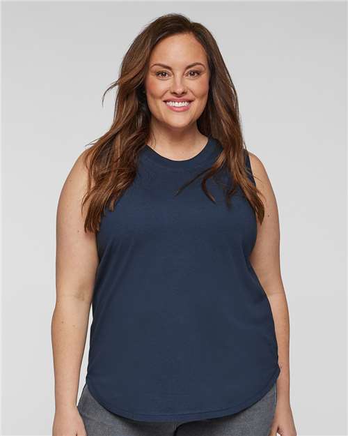 Women's Curvy Relaxed Fine Jersey Tank - 3892 42