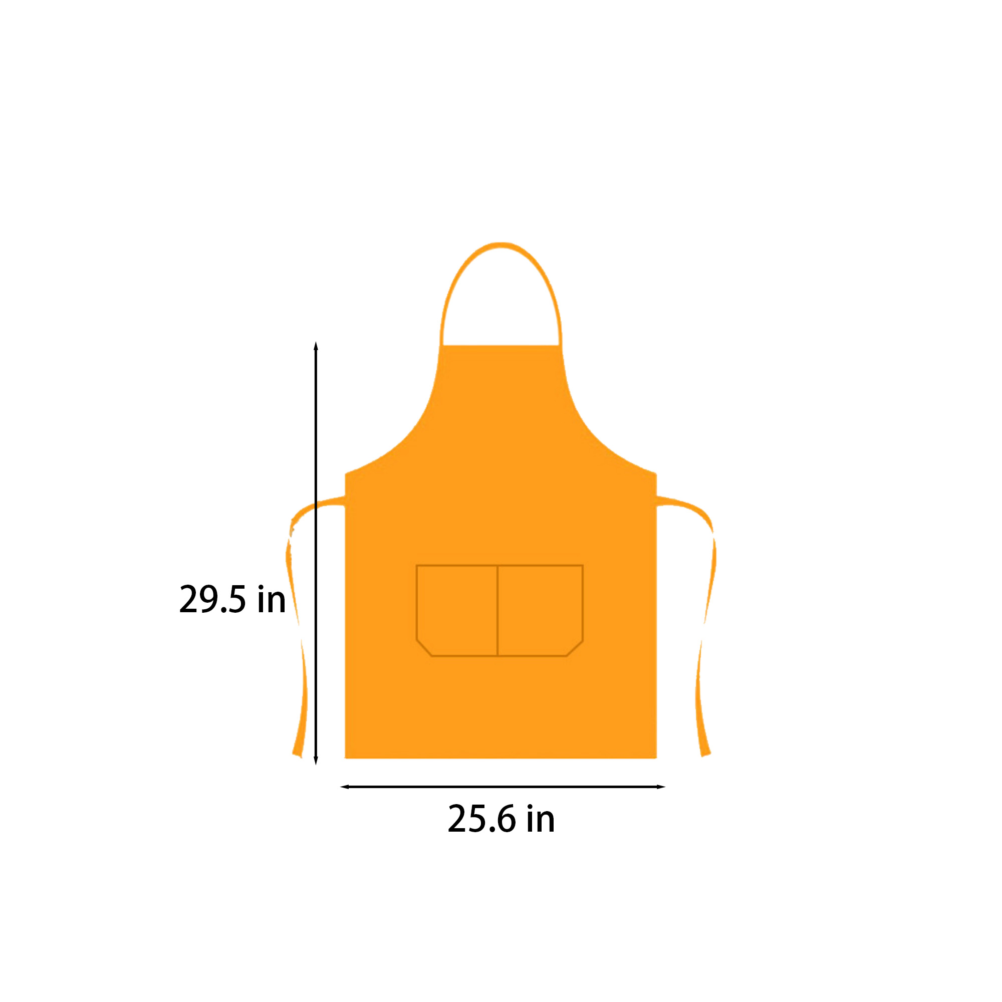 Sublimation Polyester Kitchen Apron 3