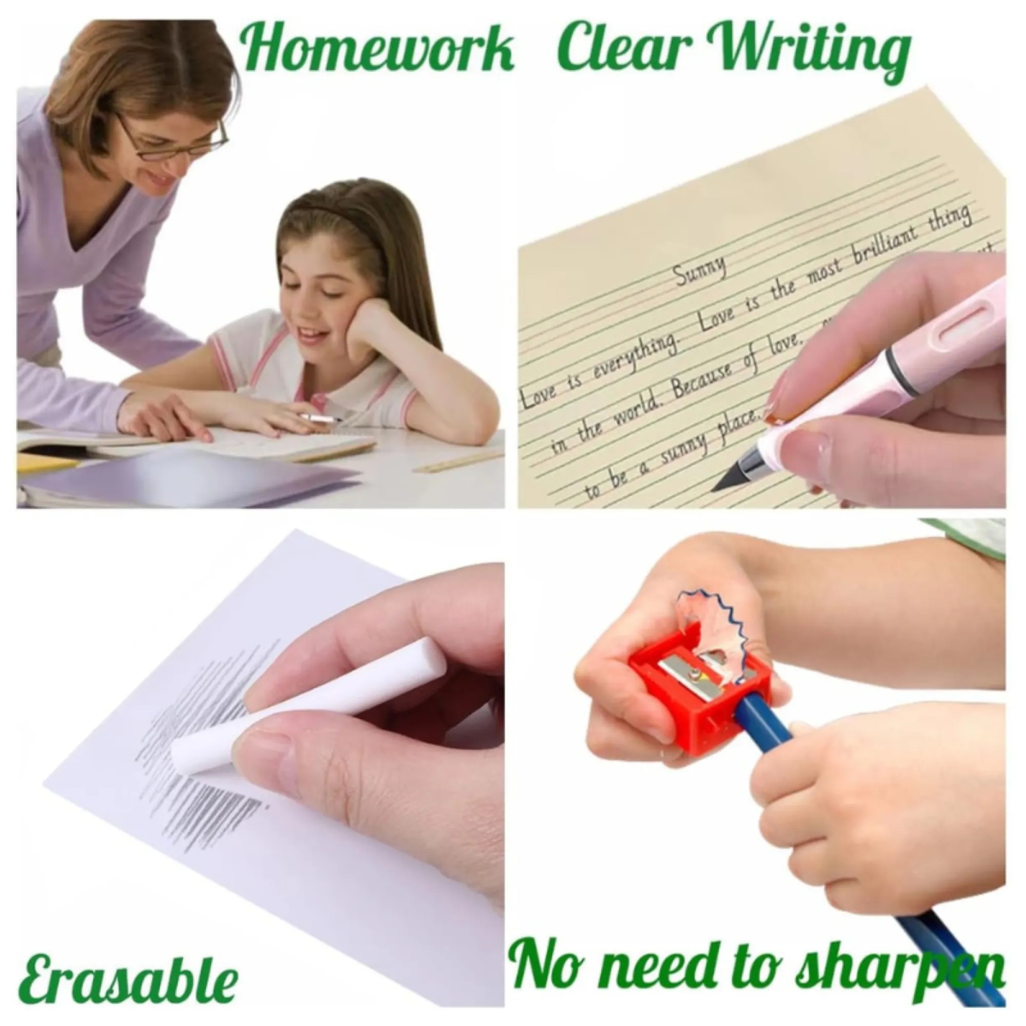 Inkless Sharpening-Free Durable Eternal Pencil 3