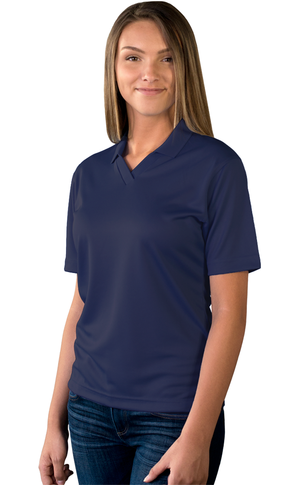 Ladies' Wicking V-Neck Polo 32