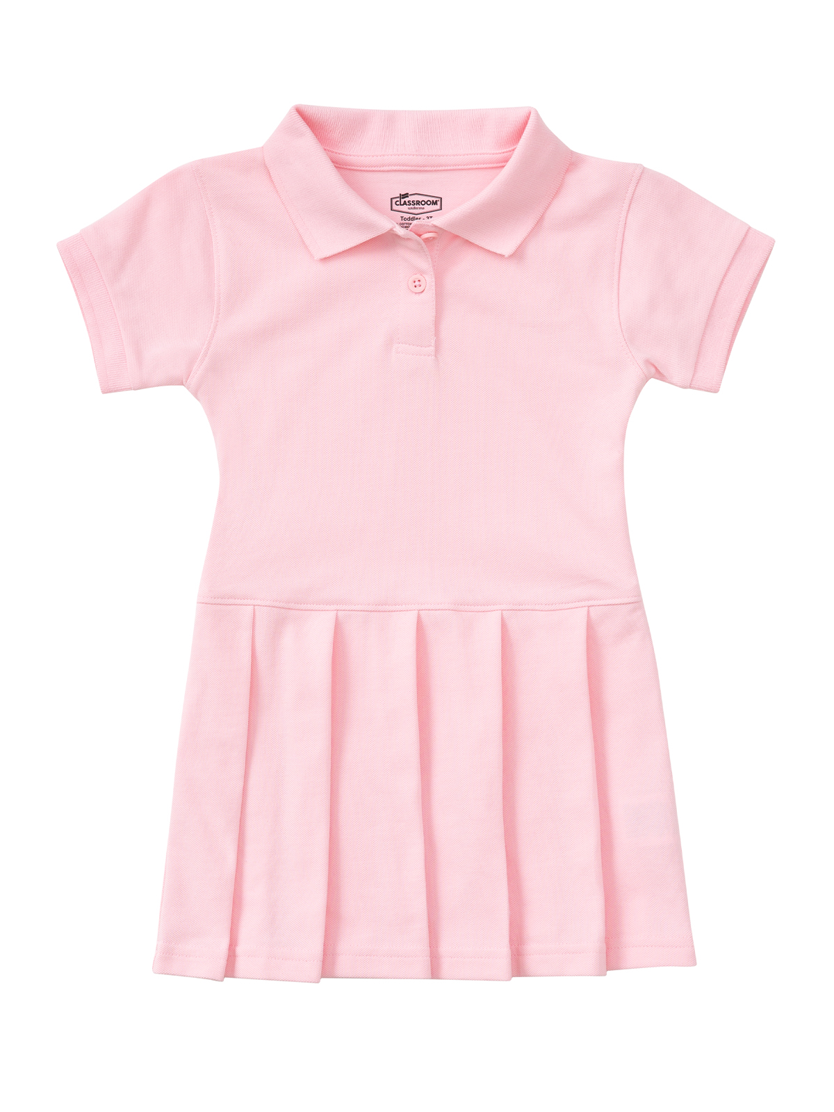 Classroom Uniforms - Girls' Pique Polo Dress for Preschool 2
