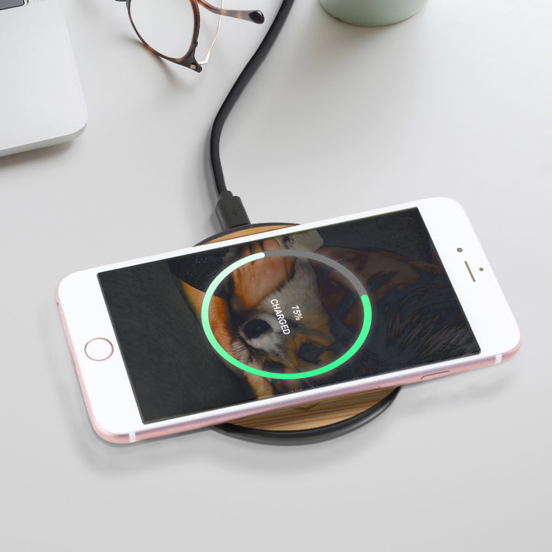 Chi-Charge Pad - Bamboo or Wood Wireless Charge Pad