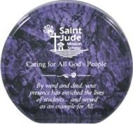 4" Purple Marble Aurora Acrylic Award 2
