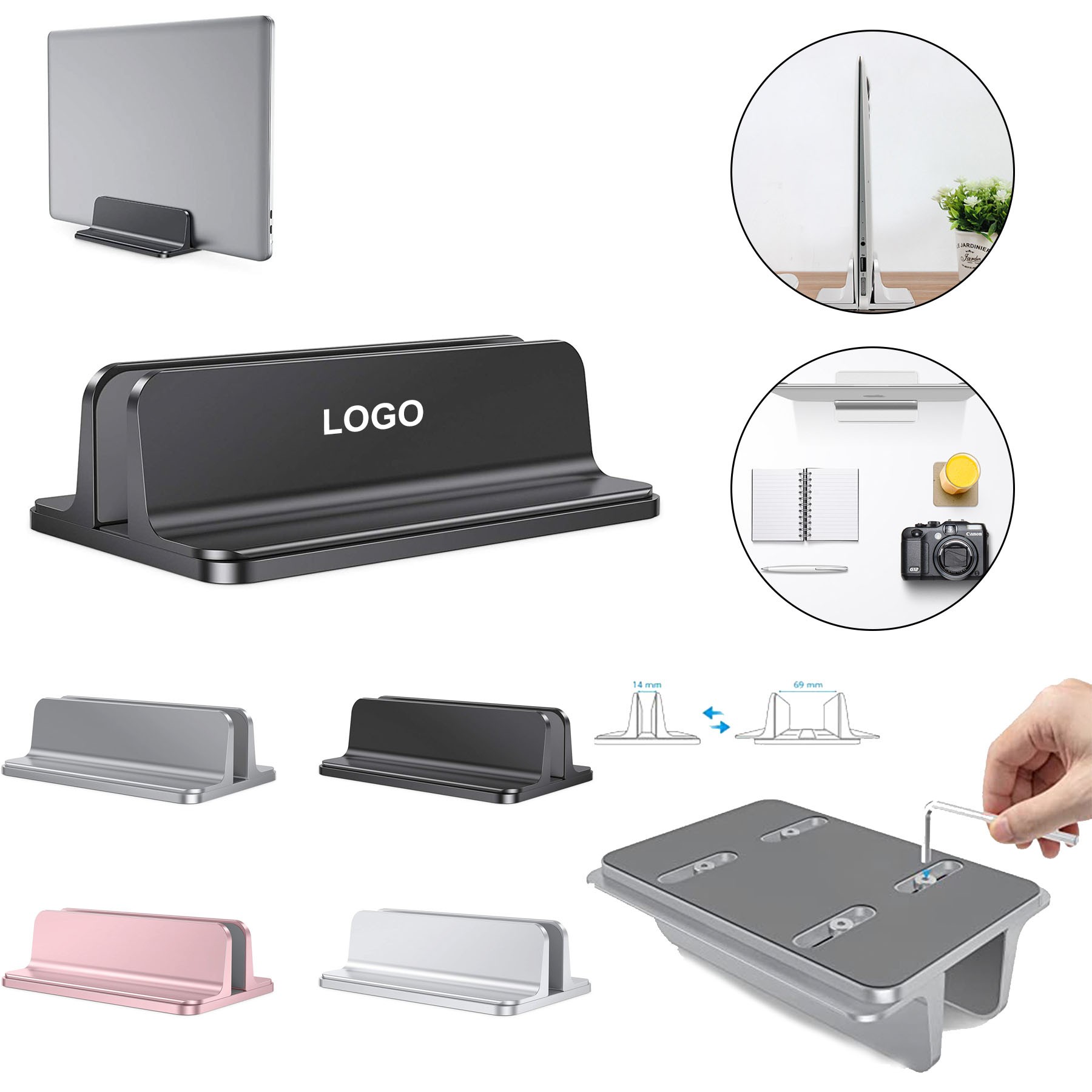 Vertical Laptop Stand Holder 1