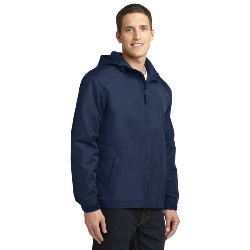 Port Authority Hooded Charger Jacket. 5