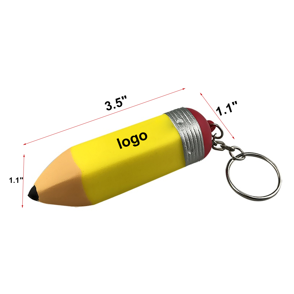 Custom Logo Pencil Keychain Stress Relief Fidget Toy 3