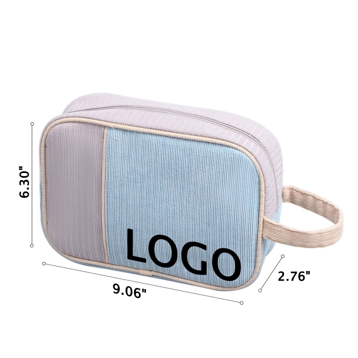 Custom Travel Makeup Organizer Pouch & Cosmetic Toiletry Bag 8
