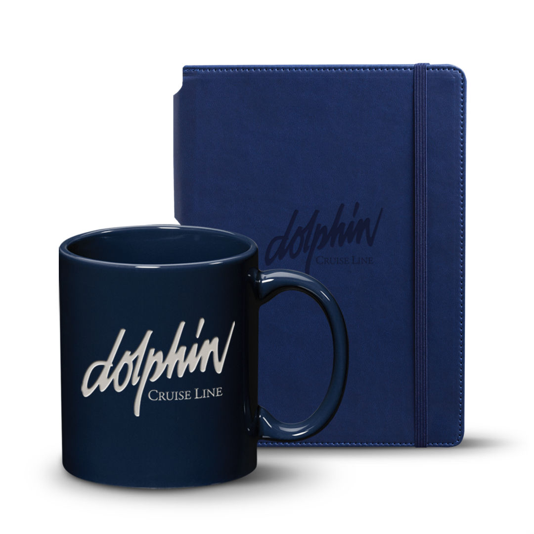 Eccolo® Tempo Journal/Malibu Mug Set 1