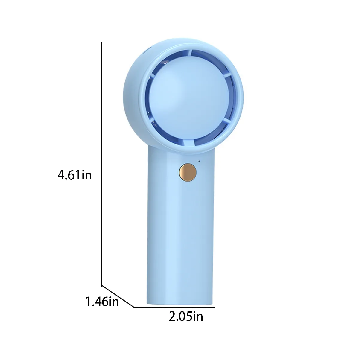 300mAh Mini Handheld Cooling Portable Travel USB Fan 3