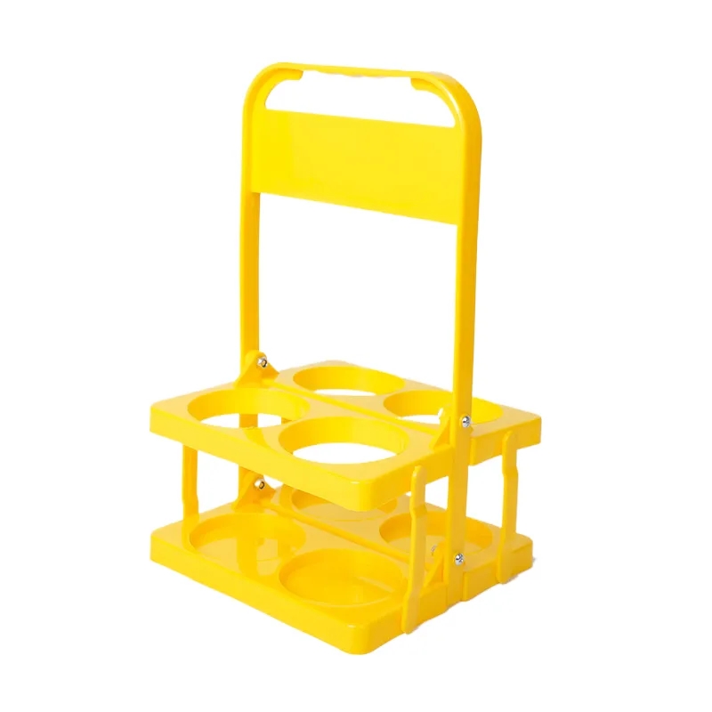 Plastic 4-Bottle Folding Wine Rack 6