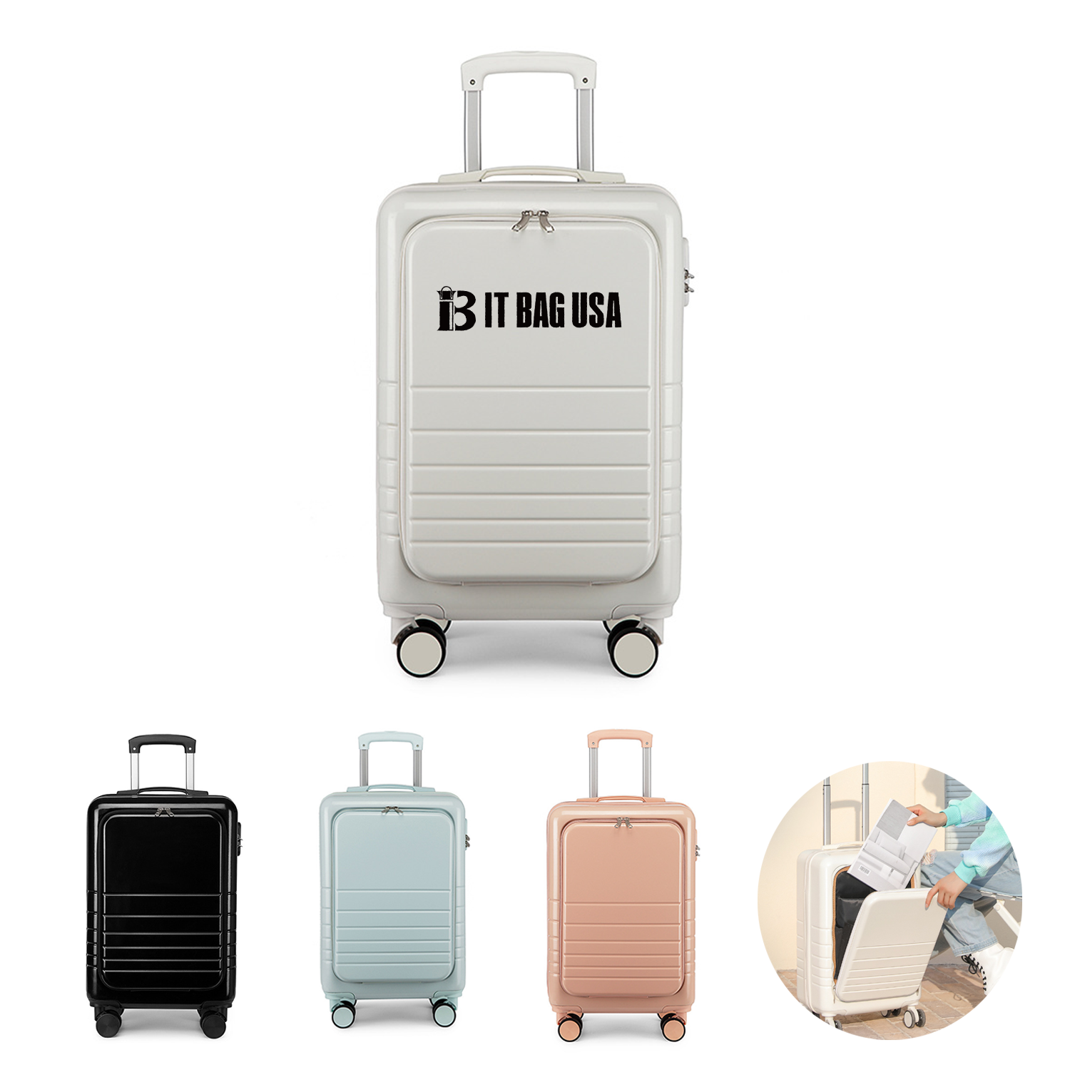 20"Expandable Hardside Suitcase 2