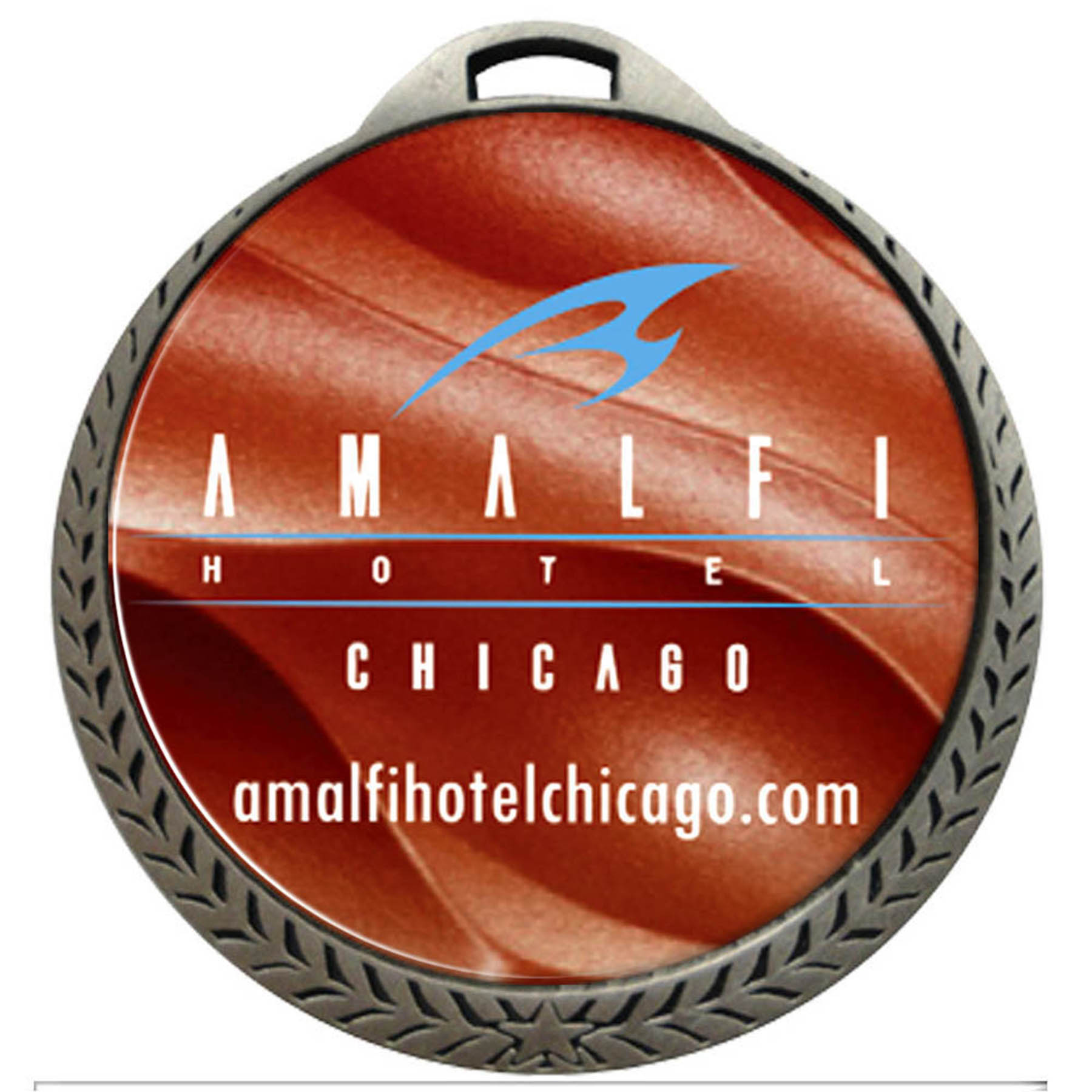 Digistock Medals: Star & Laurel Bottom Borderwith 2" DIA Insert